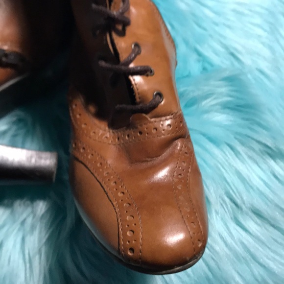 Brown lace up / zipper boots size 6 - Picture 3 of 3